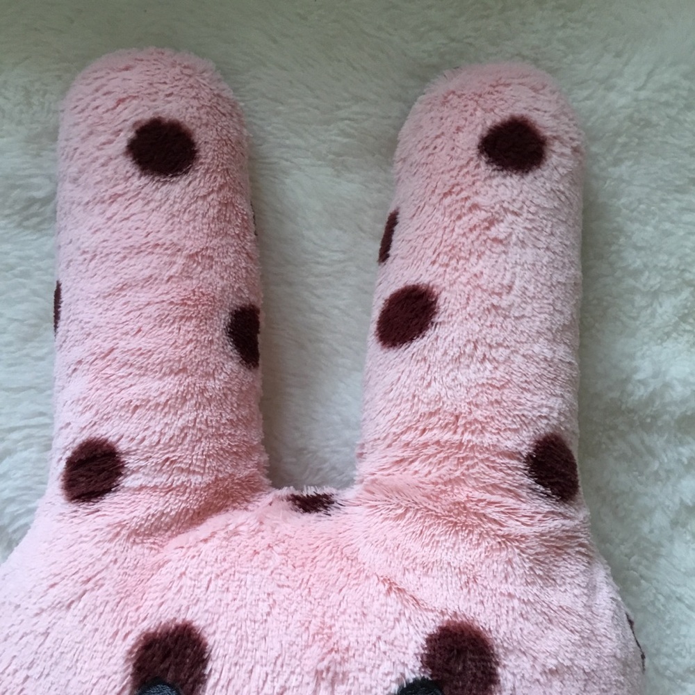 Craftholic Pink Polka Dot Sakura Rabbit (RAB) Plush - Picture 4 of 15